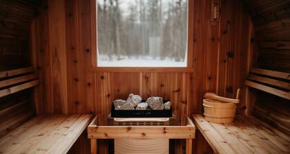 Lux home w sauna, hot tub, firepit. 5 min to town and casino.