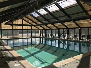Indoor pool, seasonal outdoor pool