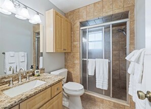 Towels, soap, toilet paper