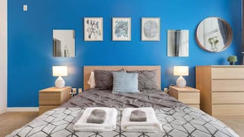 1 soverom, strykejern/-brett, reiseseng for barn og wi-fi