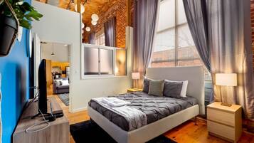 2 kamar tidur, setrika/meja setrika, tempat tidur bayi, dan Wi-Fi