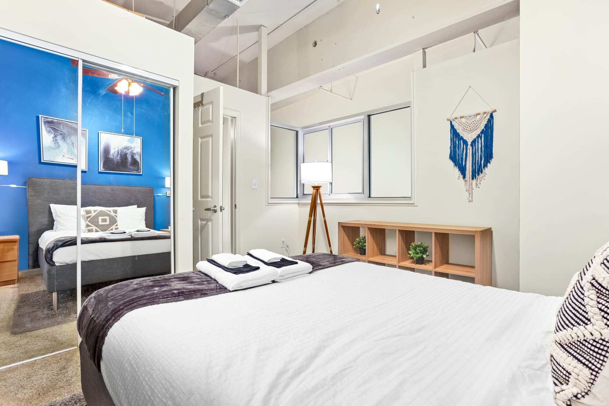 2 bedrooms, iron/ironing board, travel crib, WiFi