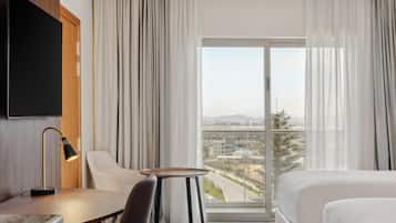 Chambre Deluxe, 2 lits une place | Literie de qualité supérieure, couette en duvet d'oie, minibar