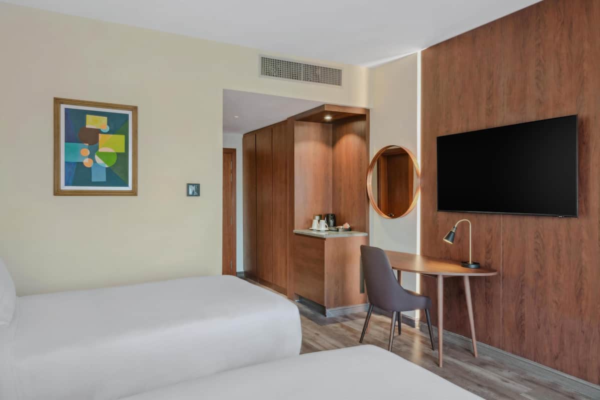 Ropa de cama de alta calidad, edredón y minibar