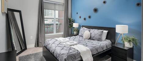 1 bedroom, iron/ironing board, travel cot, WiFi