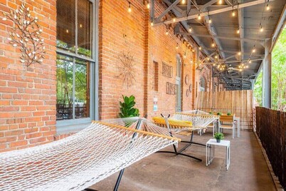 100 Year-Old Historic Brick 2BR Loft -Large Patio1