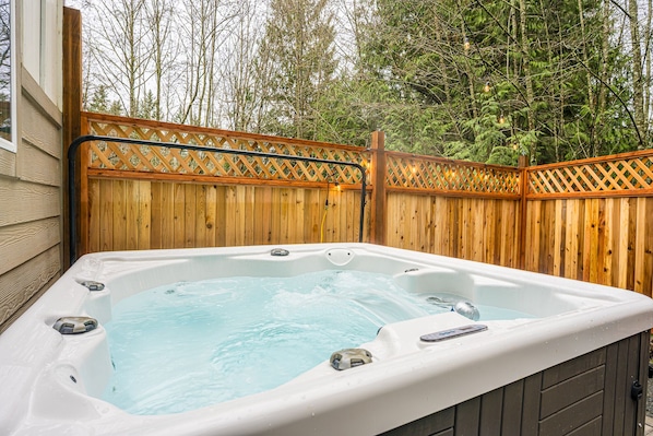 Bain à remous extérieur