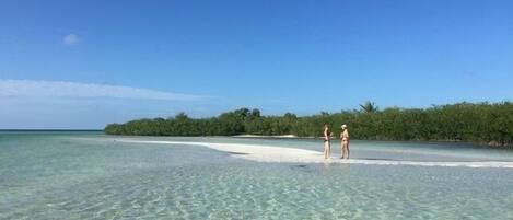 Chaises longues, serviettes de plage