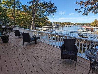 Private Serene Lakefront Home w/Hot Tub, Amazing View, Private Dock, Boat Rental