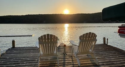 Cozy cottage on Lake Lucerne in Crandon, Wi. Home of the Crandon Brush Run !