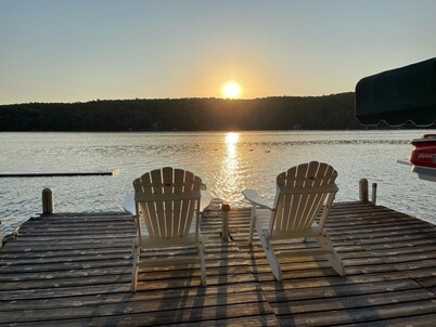 Cozy cottage on Lake Lucerne in Crandon, Wi. Home of the Crandon Brush Run !  