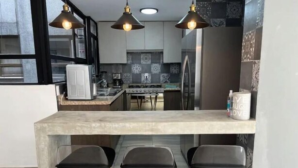 Private kitchen - Amazing confort Apartment in Polanco  (Mexico City)
