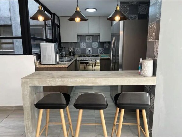 Private kitchen - Amazing confort Apartment in Polanco (Mexico City)