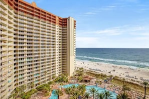 On the beach - Shores of Panama 1214! Shore is a good time! 2 bed 2 bath on the beach  (Panama City Beach)