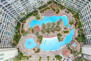 Indoor pool, outdoor pool - Shores of Panama 1214! Shore is a good time! 2 bed 2 bath on the beach (Panama City Beach)