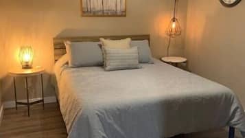 2 bedrooms, iron/ironing board, travel crib, free WiFi