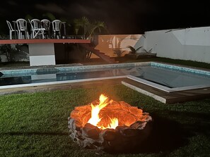 Alberca al aire libre 