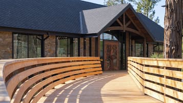 Outdoor wedding area