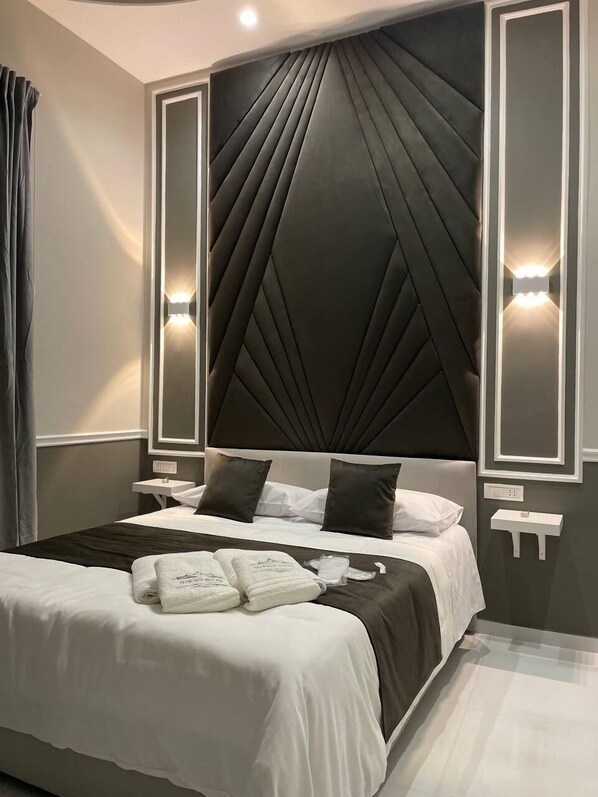 1 chambre, draps italiens Frette, literie de qualité supérieure