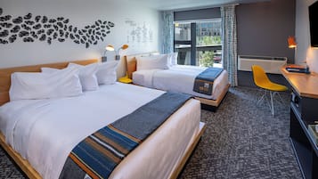 Premium bedding, pillow-top beds, in-room safe, individually decorated