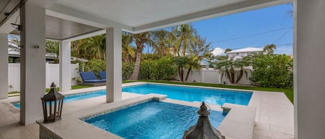 Piscine chauffée