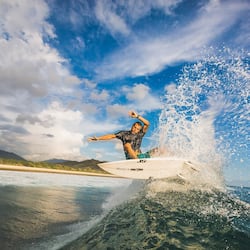 Surfing/boogie boarding