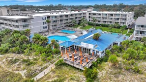 Exterior - Salt & Sea Inn Unit B-1 Bed 1 Ba Condo w/Pool (Tybee Island)