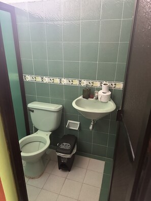 Handdoeken, zeep, toiletpapier