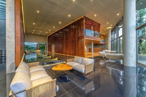 Sitteområde i lobbyen