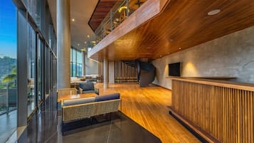 Sala de estar en el lobby