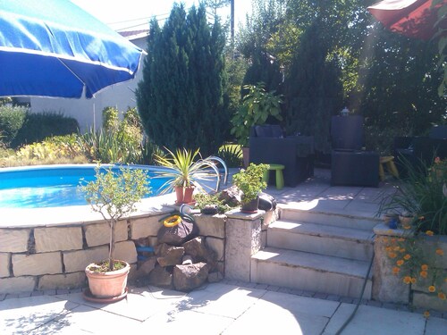 Ferienwohnung Seilerberg mit privatem Pool, privater Terrasse und WLAN