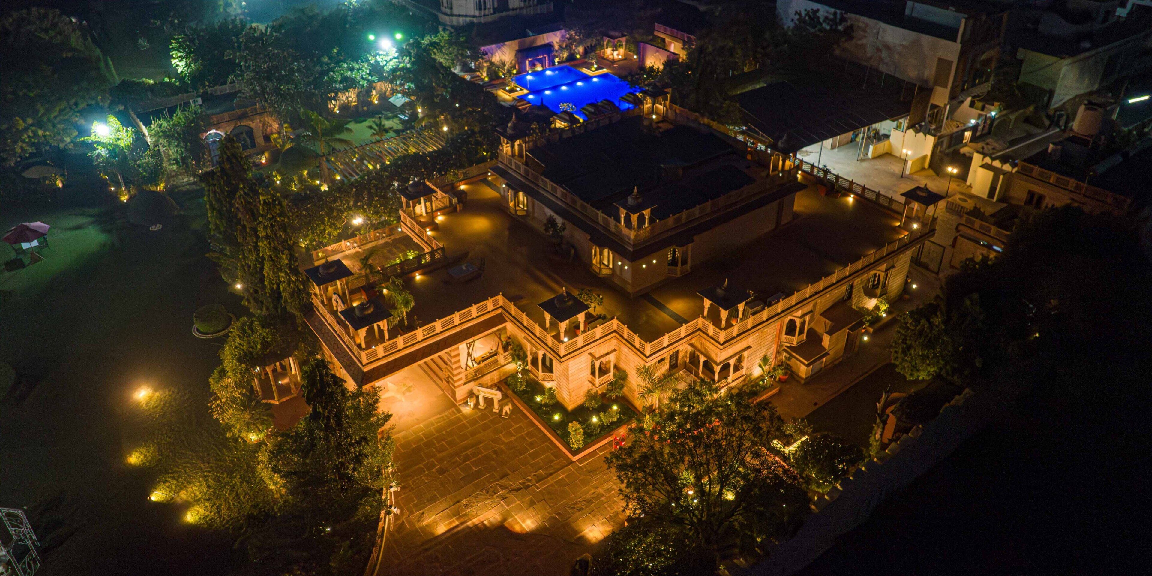 Façade de l’hébergement