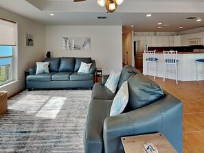 House, Multiple Beds, Patio | Living area | TV