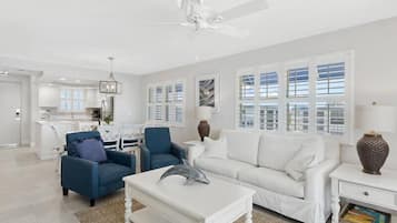 Condo, Multiple Beds, Balcony, Ocean View (#601 - No Pets) | Living area