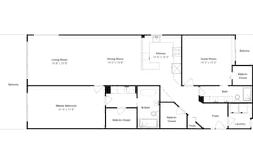 公寓客房 (2 Bedrooms) | 住宿設施服務