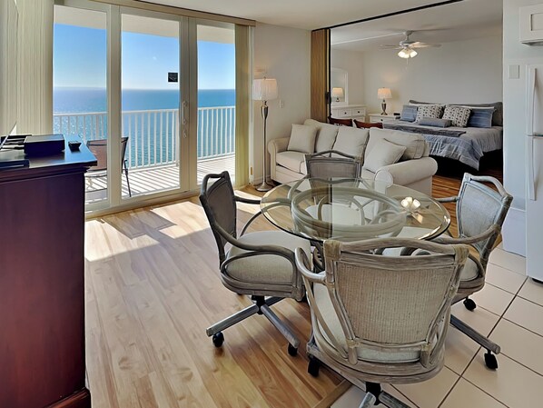 Condo, 1 King Bed with Sofa bed, Patio, Ocean View (#1204A - No Pets) | Interior - Estero Beach & Tennis by Distinctive Beach Rentals (Fort Myers Beach)