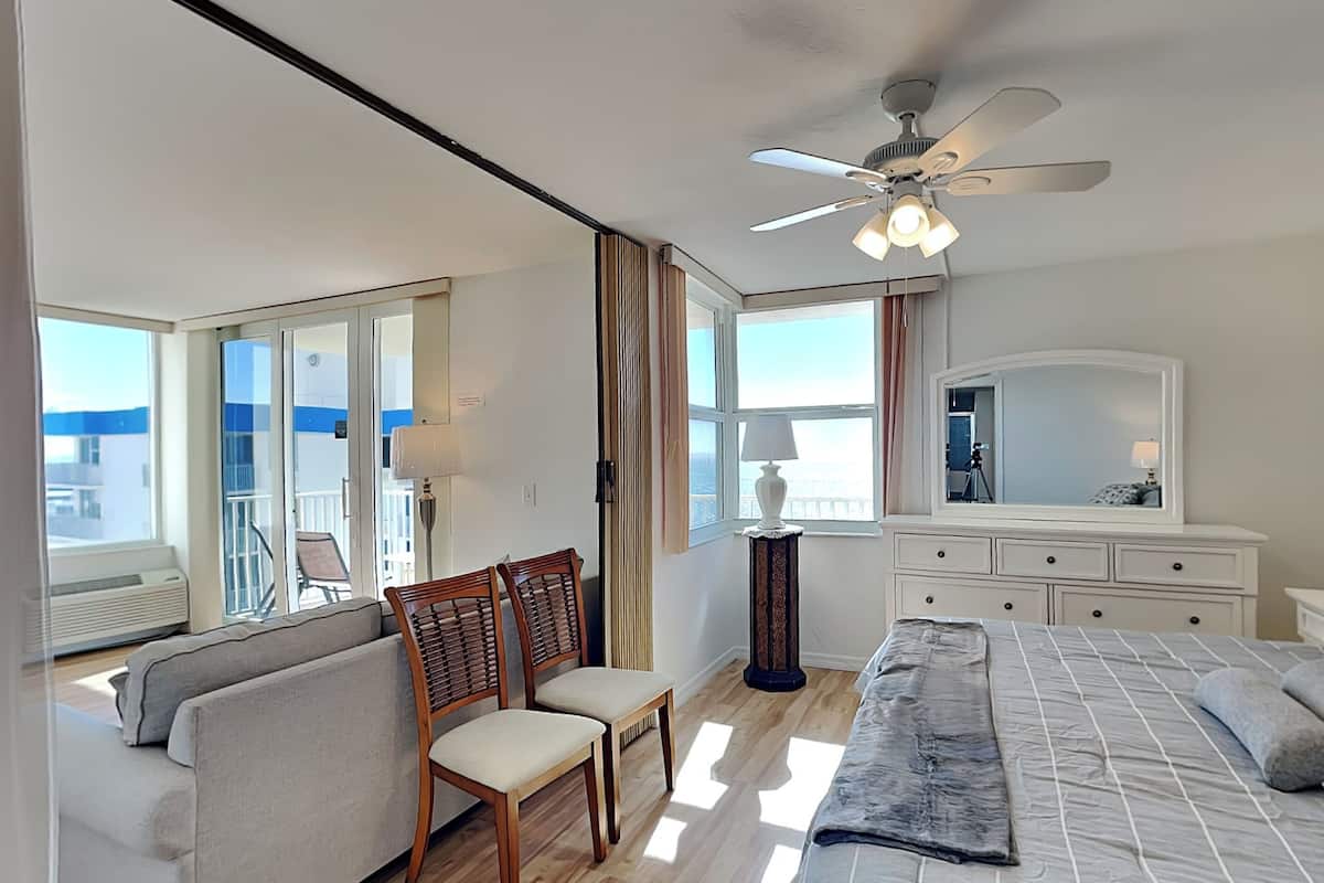 Condo, 1 King Bed with Sofa bed, Patio, Ocean View (1204A - No Pets Allowed) | 1 bedroom, individually decorated, individually furnished