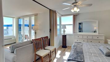 Condo, 1 King Bed with Sofa bed, Patio, Ocean View (#1204A - No Pets) | 1 bedroom, individually decorated, individually furnished