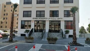 Façana frontal de l'allotjament