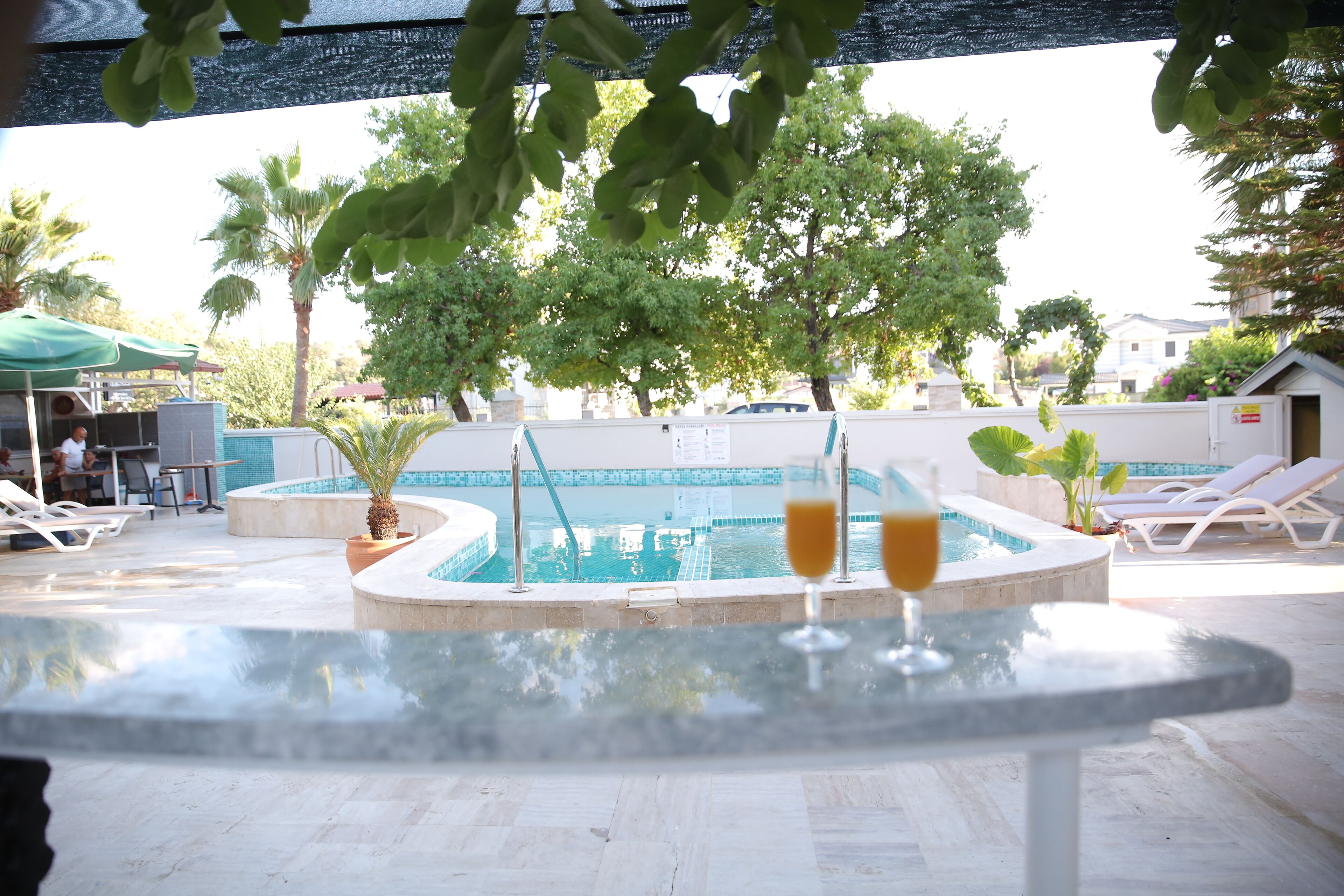 Utendørs bankettområde