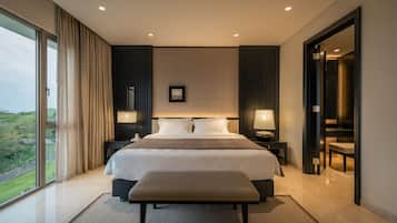 1 chambre, coffres-forts dans les chambres, bureau, rideaux occultants