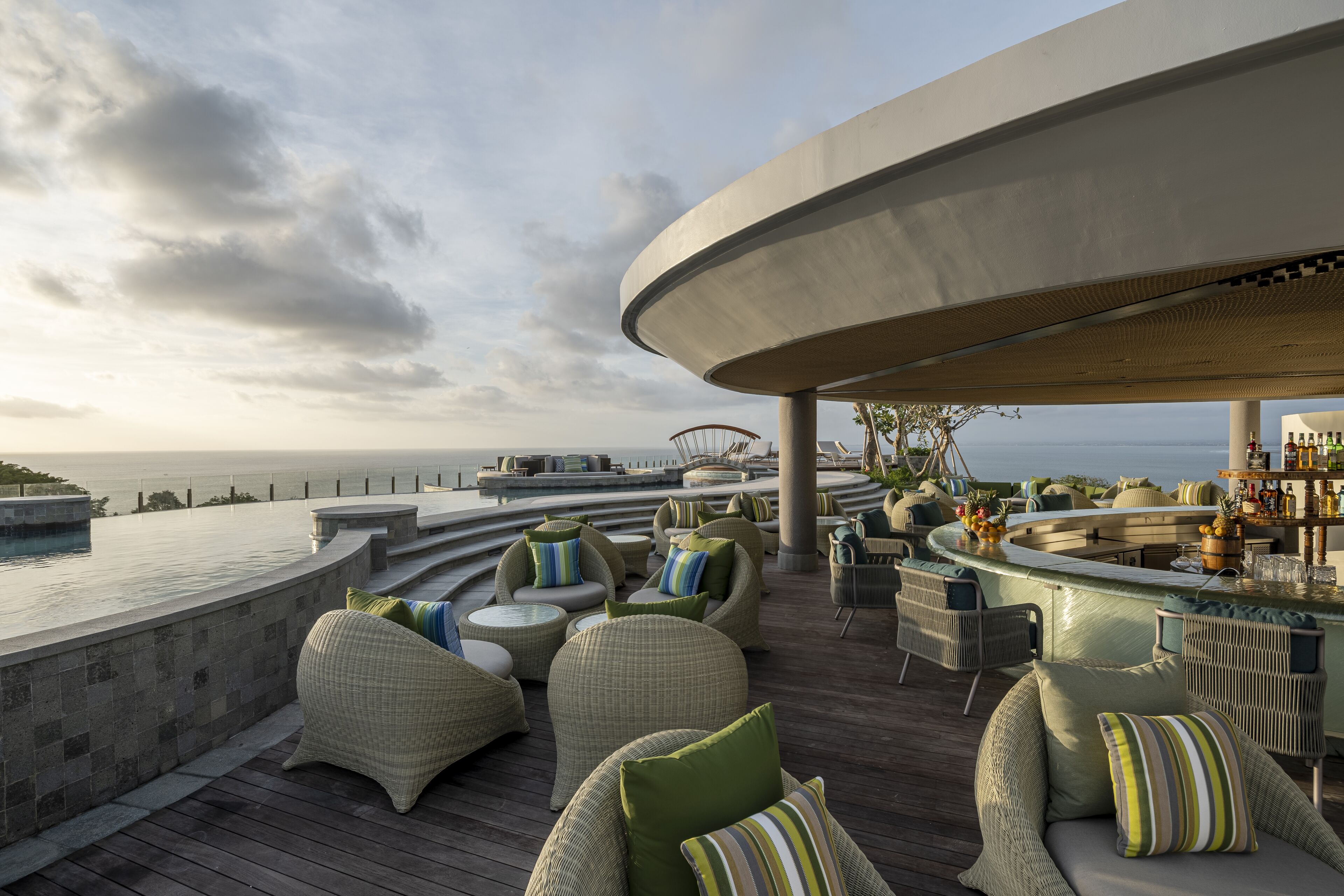 Poolside bar