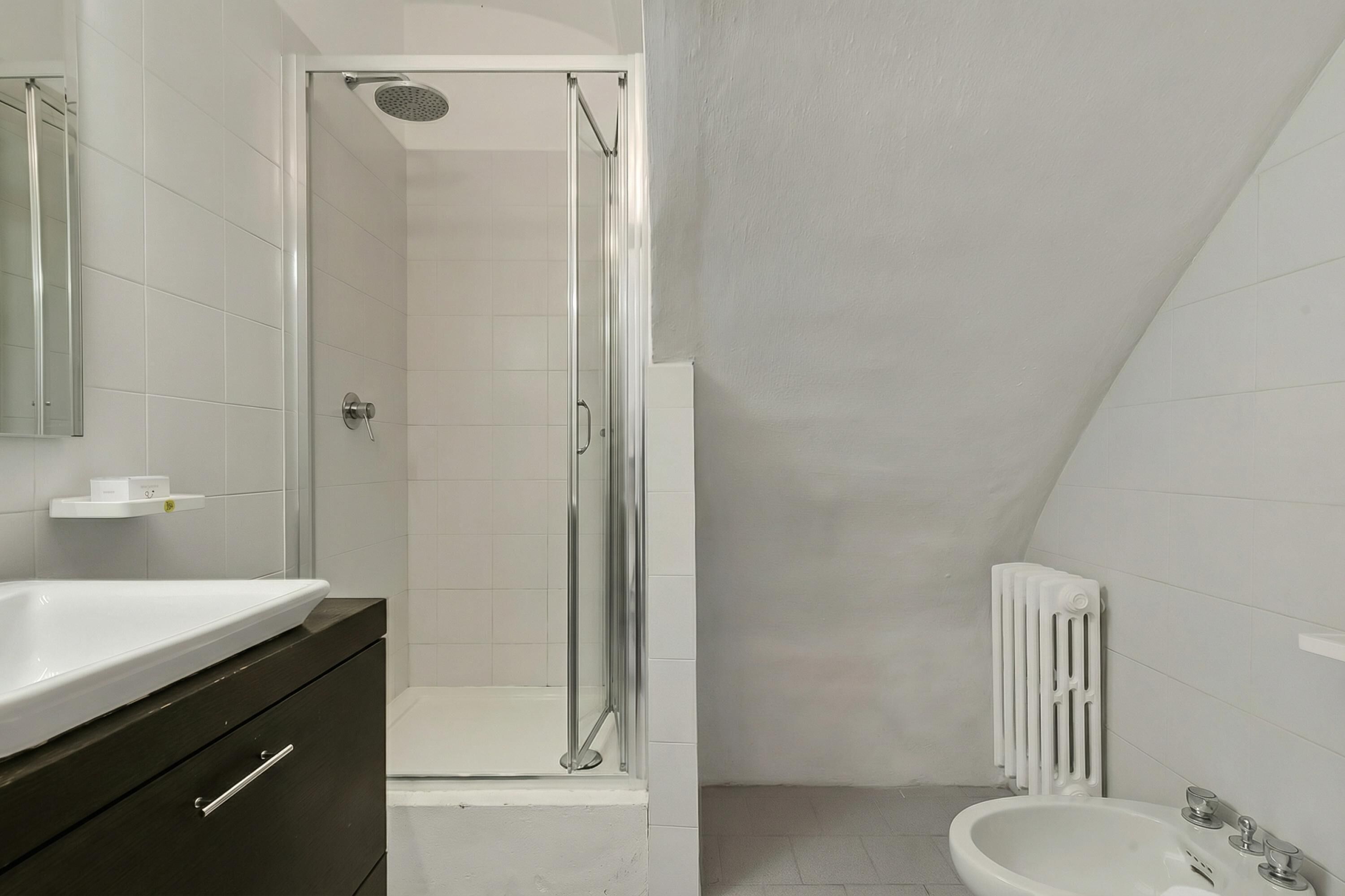 Family Apartment, Multiple Bedrooms (Garden Home) | Bathroom | Shower, bidet, towels, soap