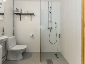 Hårtørrer, håndklæder