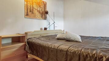 1 chambre, fer et planche à repasser