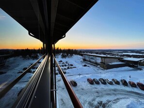 Udsigt fra overnatningsstedet