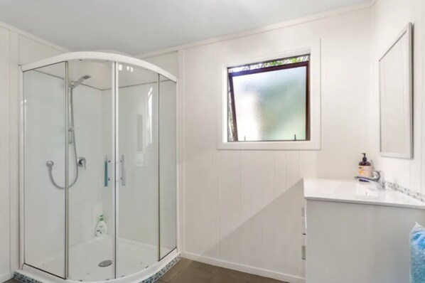 Douche, savon, shampoing