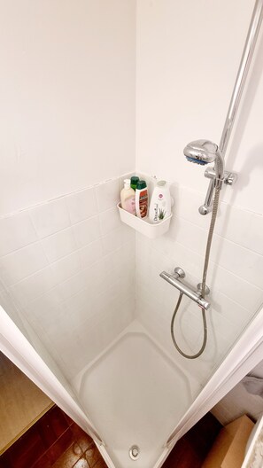 Shower, hair dryer, towels, soap - Stilvolle Wohnung in Wien! (Wien)
