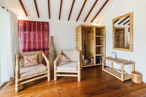 豪華雙人或雙床房, 花園景觀 (Hill Side Bungalow) | 起居區