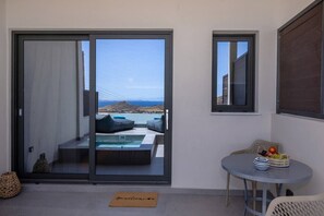 Terrace/patio - Blue Pearl Suite in Tinos  (Tinos Town)